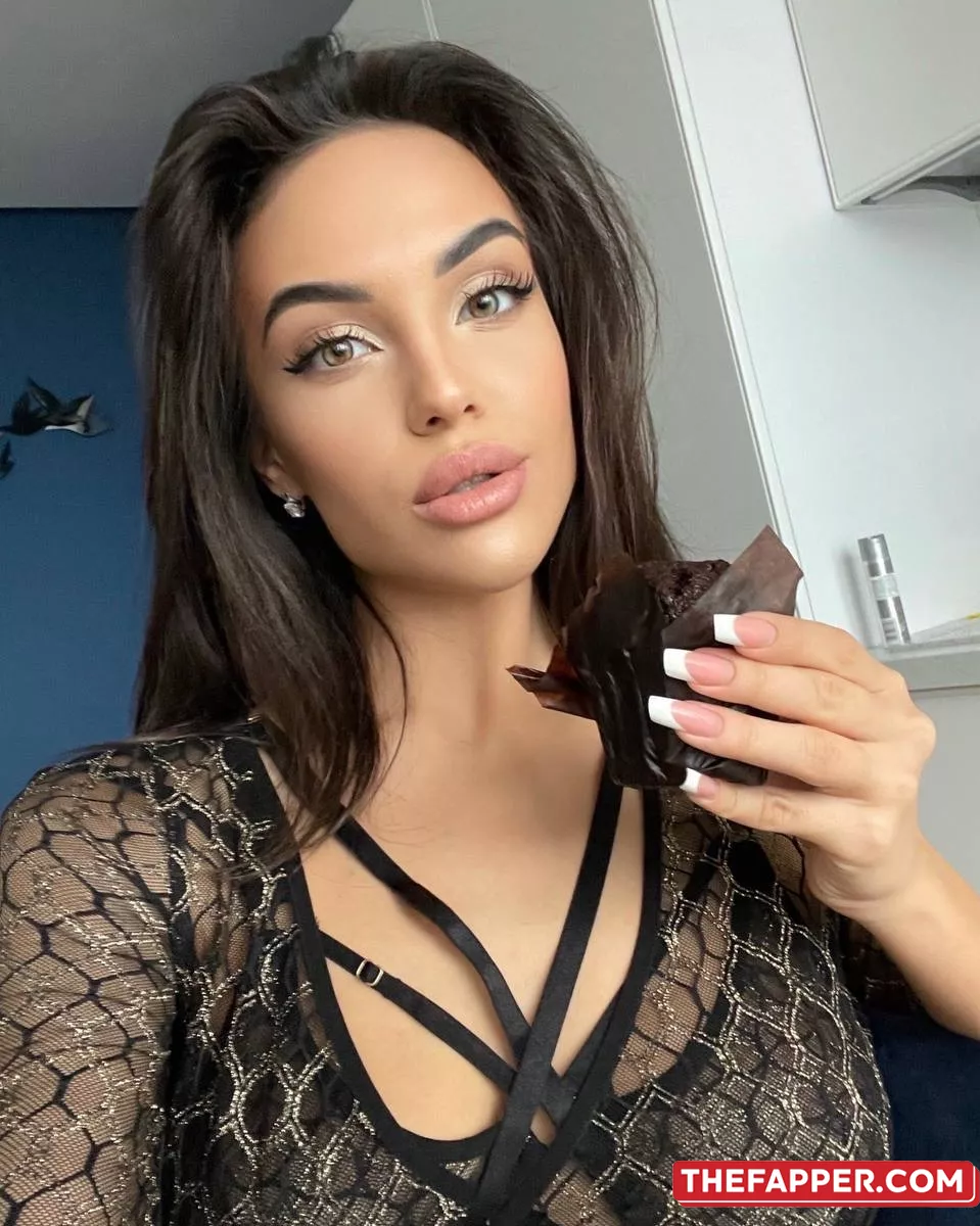 Elegant OnlyFans model Anastasia Vi strikes a pose in her sexy underwear and stilettos